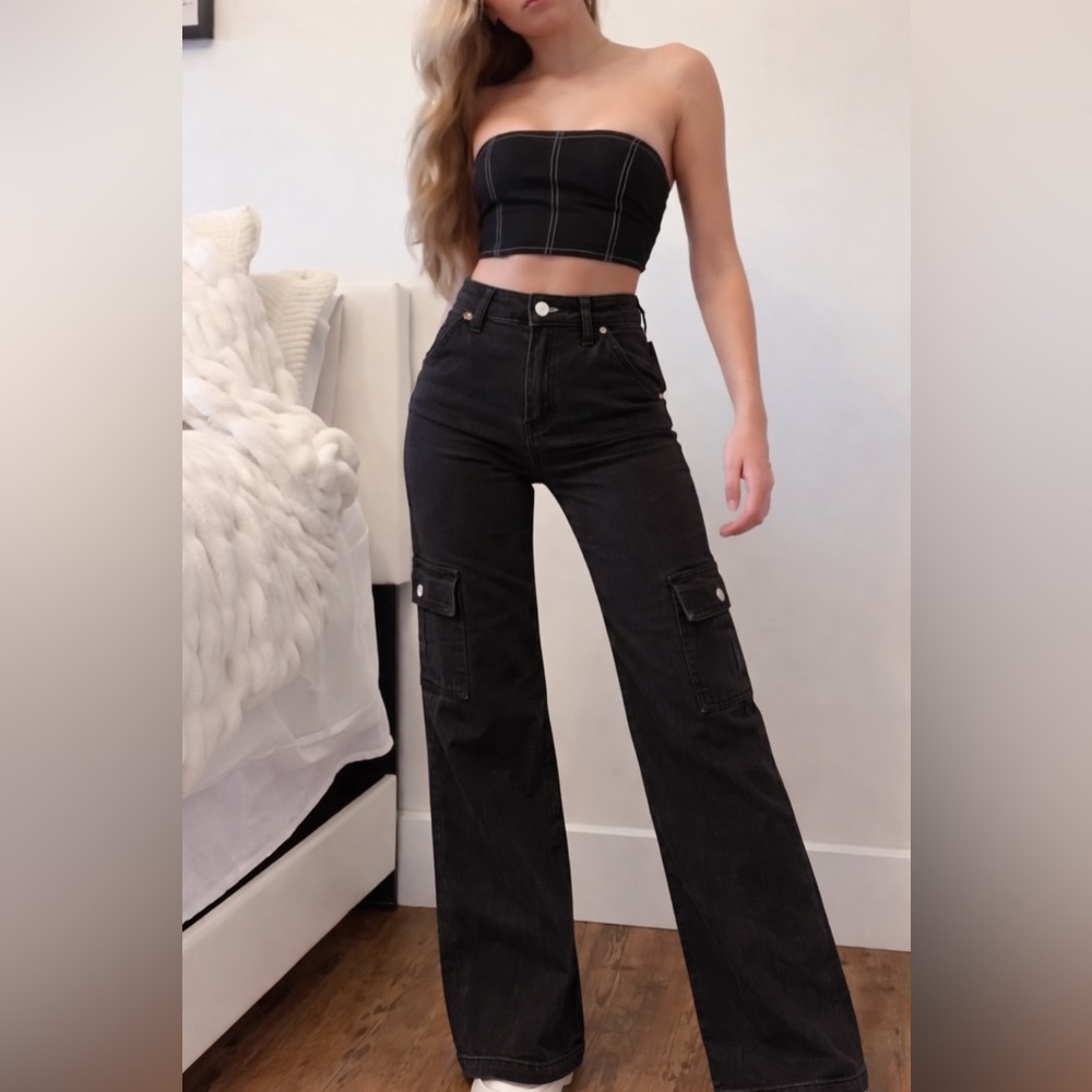 Black Flare & Wide Leg Jeans